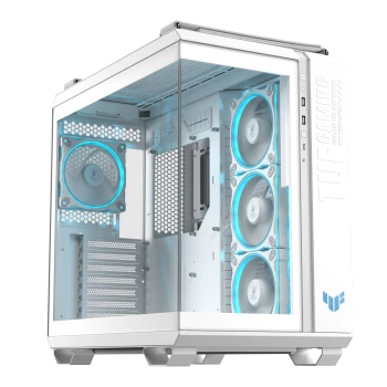 ASUS TUF Gaming GT502 Horizon wit dual chamber ATX behuizing