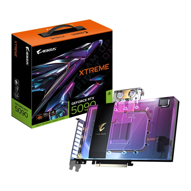 GIGABYTE AORUS GeForce RTX 5090 XTREME WATERFORCE Videokaart