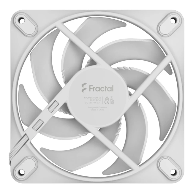 Fractal Momentum 12 120mm caseFan Wit