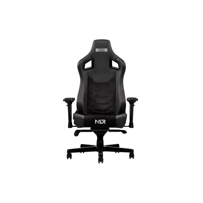 Next Level Racing Elite Black Leather + Suede Editie Bureaustoel