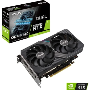ASUS Dual GeForce RTX 3060 8G V2 OC Videokaart 