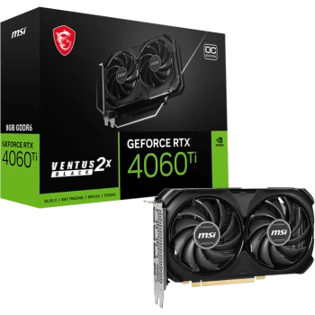 MSI GeForce RTX 4060 Ti Ventus 8 G OC Videokaart 