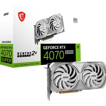 MSI GeForce RTX 4070 12 G OC 2x Wit Super Ventus Videokaart