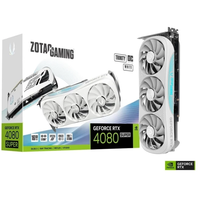 Zotac Gaming GeForce RTX 4080 Trinity OC White edition 16G Videokaart