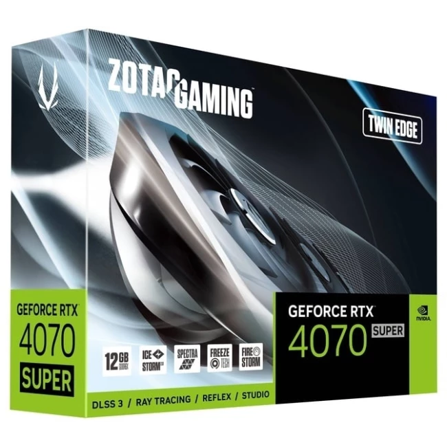 Zotac Gaming GeForce RTX 4070 Super 12G Twin Edge Videokaart