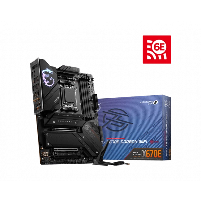 MSI MPG X670E CARBON WIFI moederbord