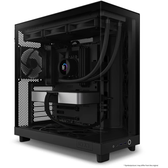 NZXT H6 Flow  Zwart Behuizing